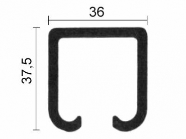 Perfil em Alumínio 205/1